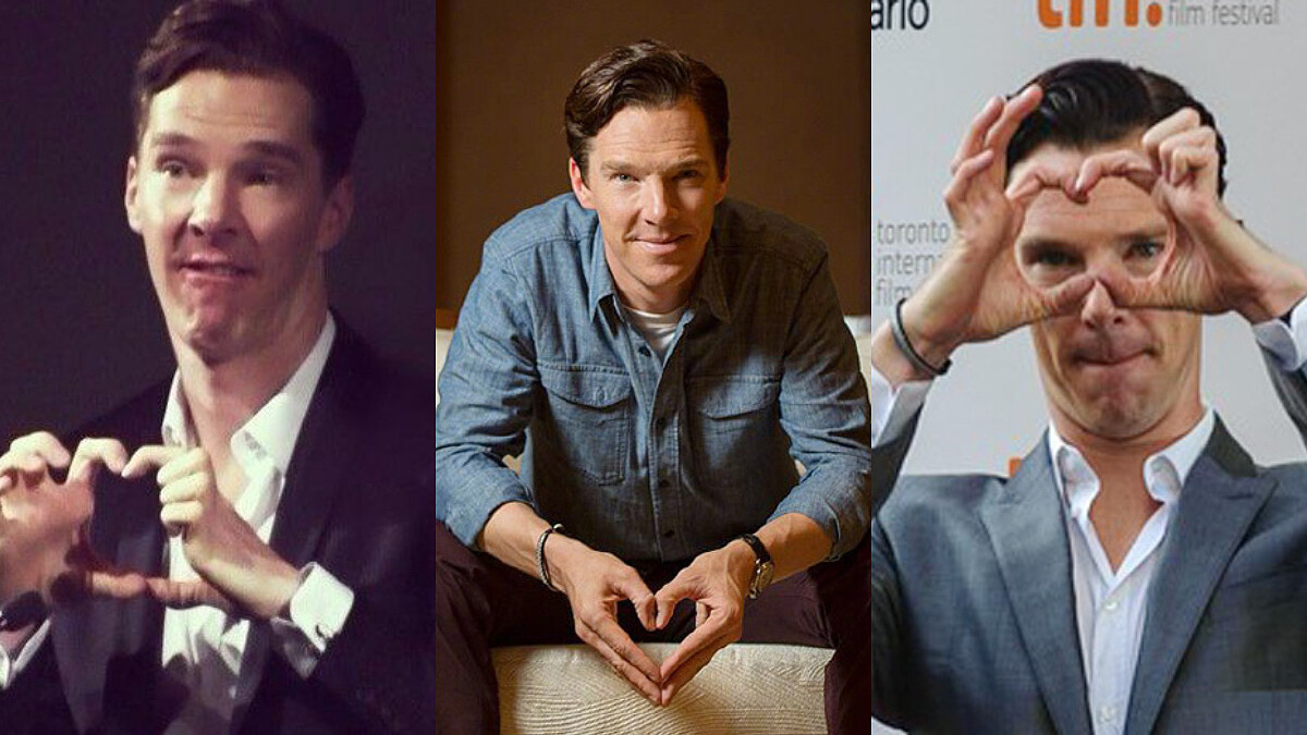 好像有點抽筋的樣子？班奈狄克手比愛心很坎坷，《奇異博士2》有望於2020開拍！