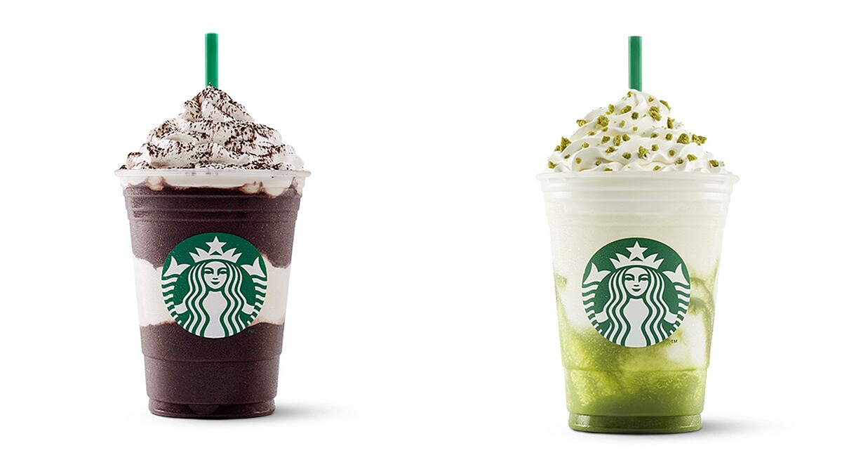 兩杯都要喝到！星巴克推出「抹茶起司蛋糕」、「夜色摩卡」2款初夏新口味星冰樂