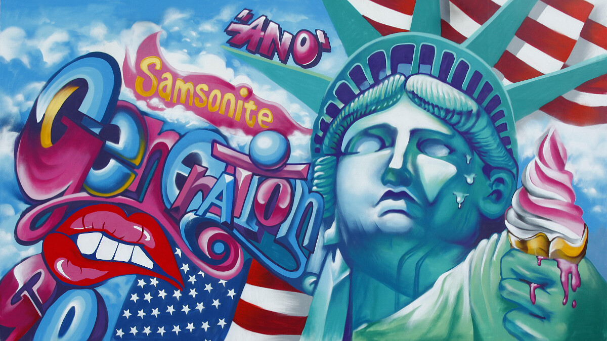 周末就來打卡拍美照!Samsonite攜手台灣塗鴉大師ANO打造30米巨型城市塗鴉牆