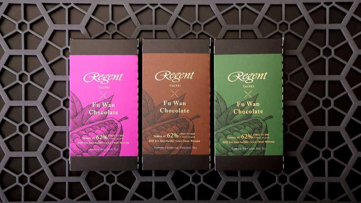 咬下去充滿茶香！融入台灣鐵觀音茶、紅玉茶、炭焙烏龍茶...晶華酒店攜手福灣莊園推出3款茶香巧克力