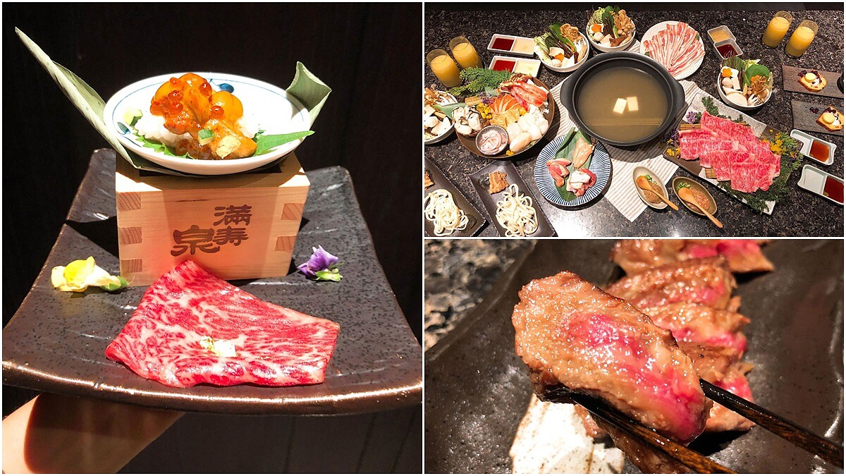 「金箔雲丹和牛壽司」整口吃太幸福！老乾杯祭出高達10款日本和牛牛排，黑毛屋同步推超澎派和牛鍋套餐