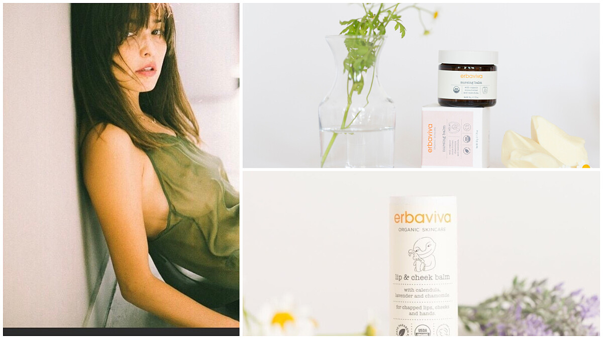 新手媽咪必備的萬用好物！日模梨花Rinka也愛用的美國有機保養erbaviva 極簡新裝上市