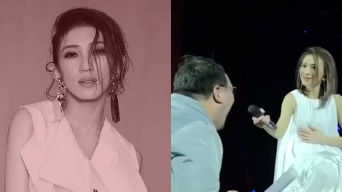 就是這一段瘋狂洗版!男歌迷接唱經典情歌〈怎樣〉大走音又笑場,戴佩妮一秒傻眼笑瘋