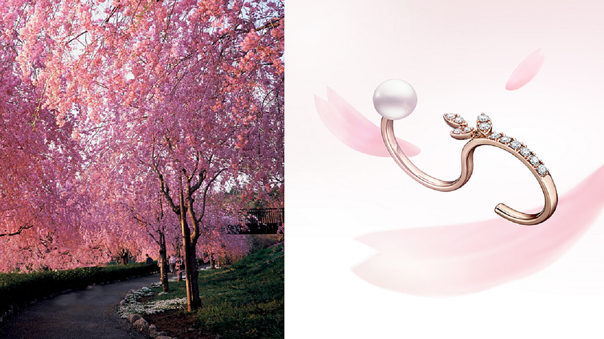 話題性100%的最熱珠寶趨勢！春日賞花專屬的櫻花金女孩LOOK，絕對是閨蜜們必需跟上的大勢風潮！