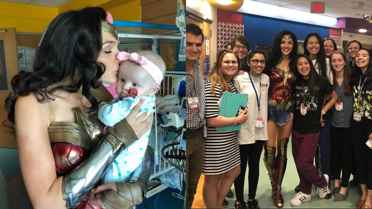  那畫面太美！《神力女超人2》加州趕工熱拍，蓋兒加朵兒童醫院出任務！