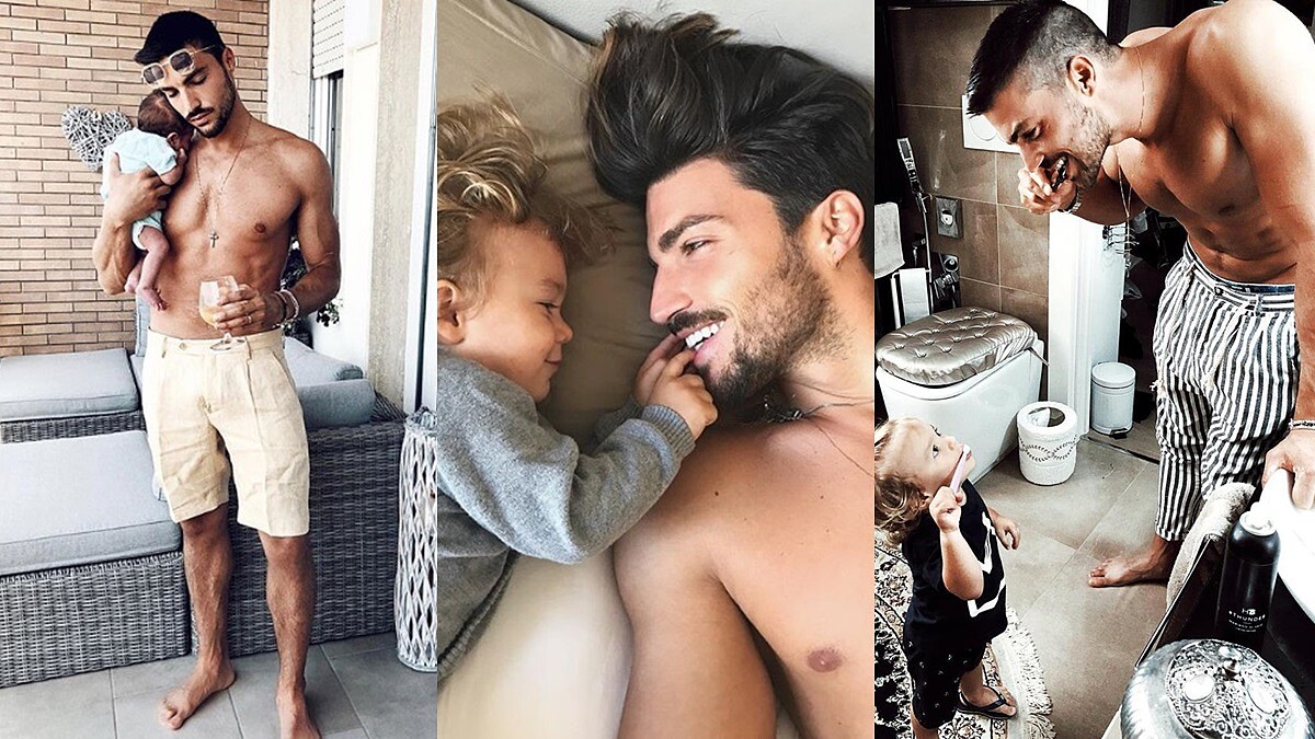 每個日常都拍成像時尚大片！義大利男模Mariano Di Vaio這樣曬娃超犯規