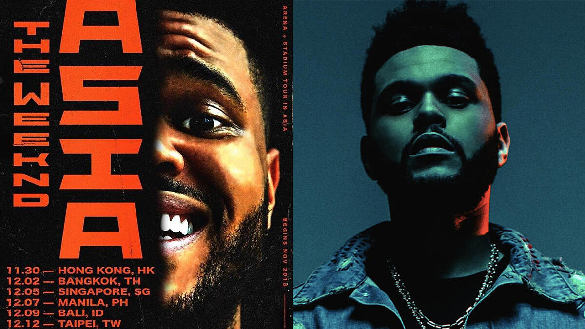 本周六搶票，最漂丿的靈魂歌手威肯The Weeknd，12月12日即將空降台灣開唱！