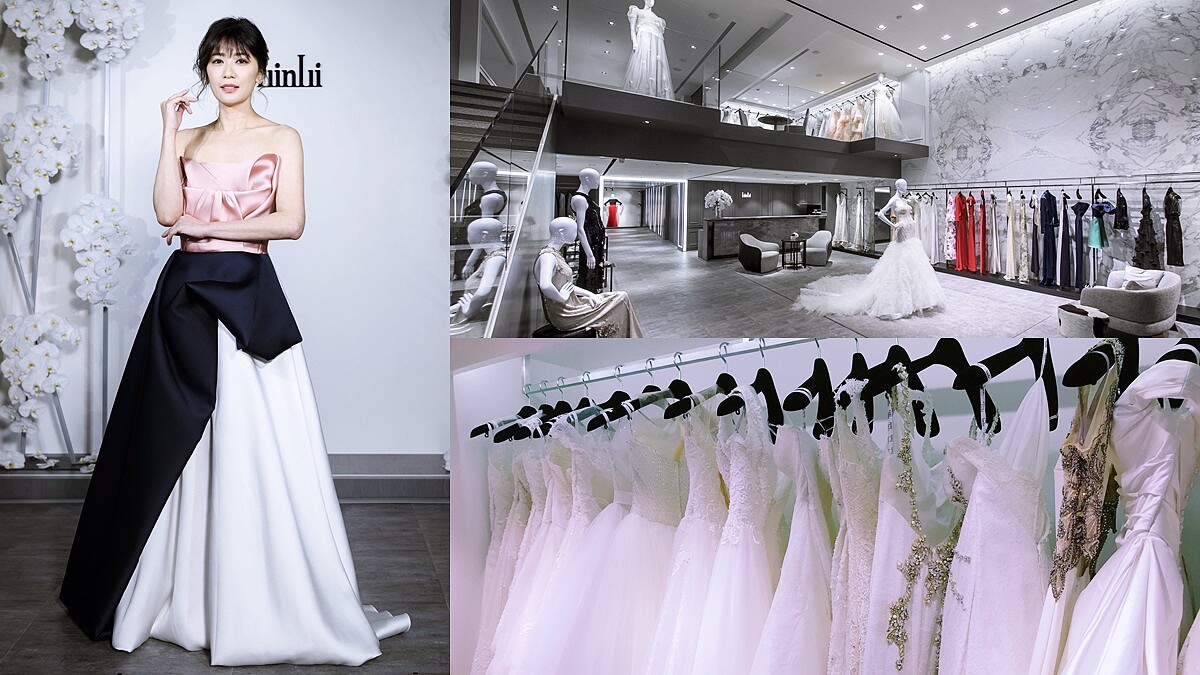 新嫁娘的夢幻殿堂LinLi Boutique於仁愛圓環全新開幕！賈靜雯一身典雅風造型美翻登場