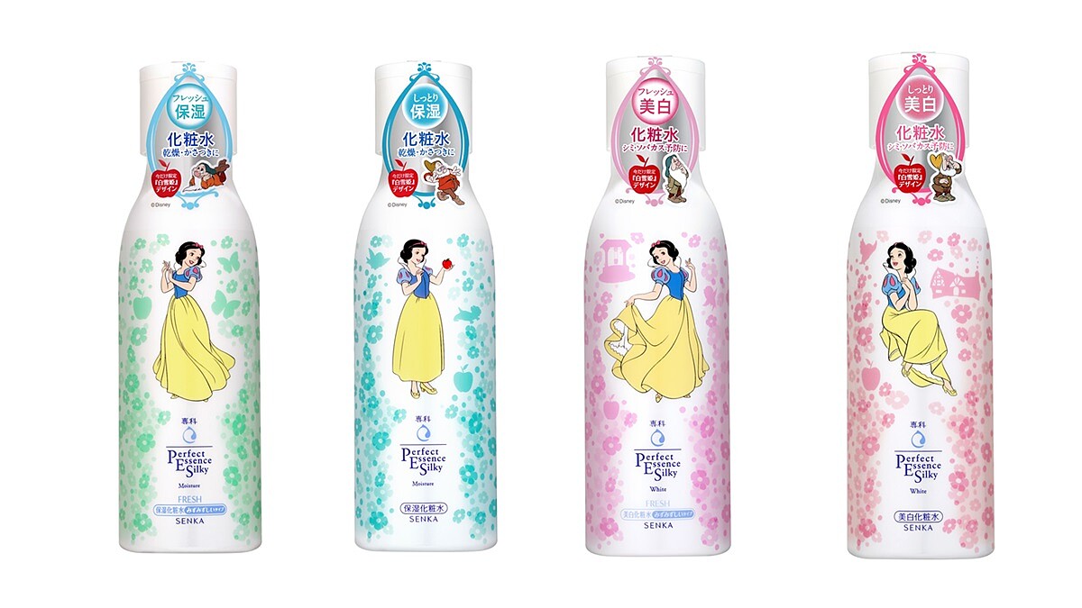 首度聯名就是最經典的童話故事白雪公主!專科攜手迪士尼推出6款白雪公主保濕系列、透白系列