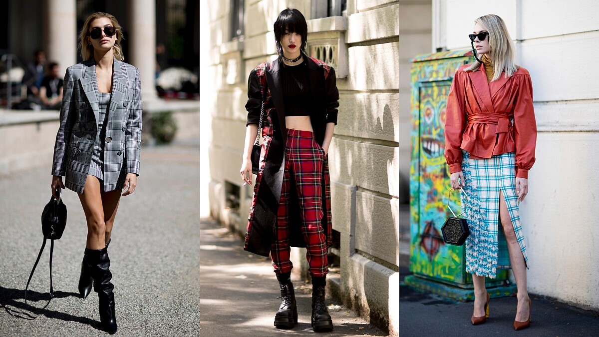 格紋夯度不減反增，想時髦一整季就必須擁有它！