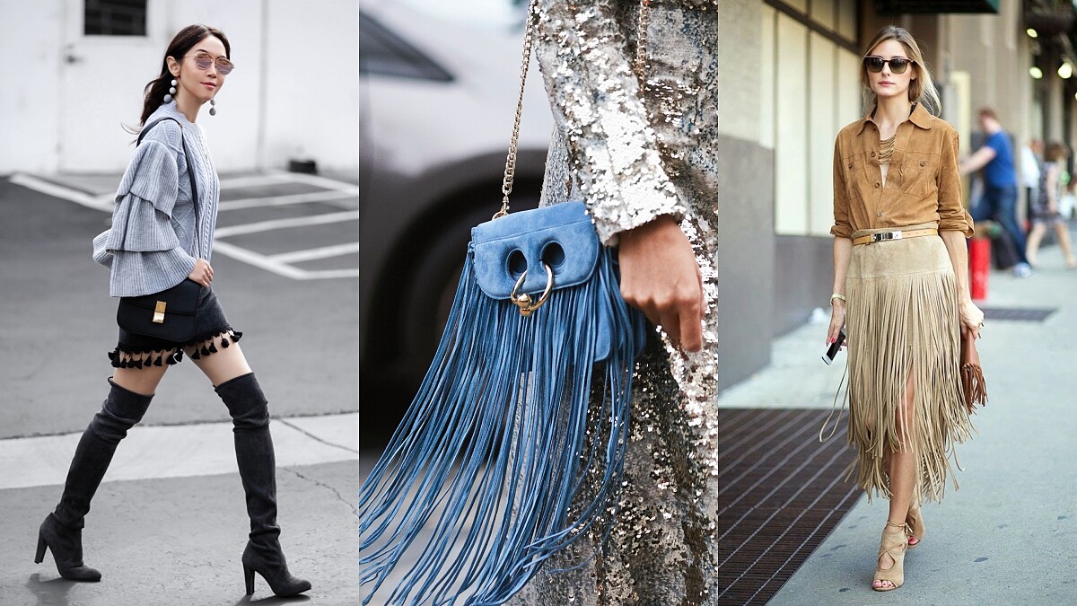 春夏潮流警報！氣勢強大卻不浮誇的流蘇將攻佔你的穿搭造型