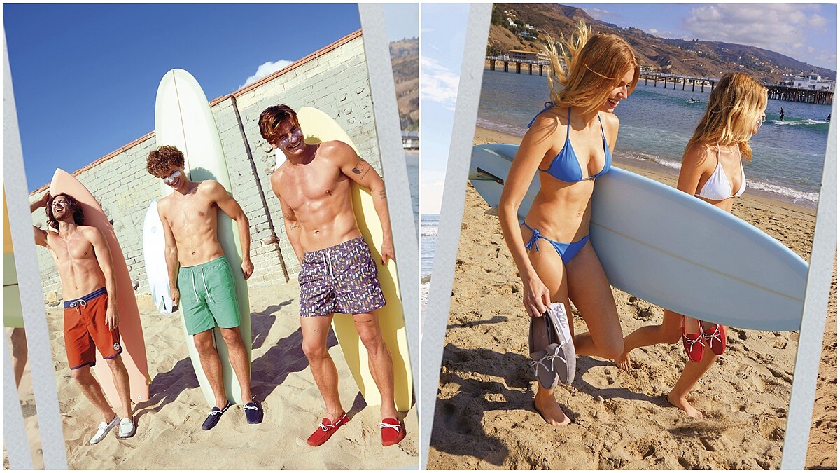 Tod’s 經典豆豆鞋，穿去衝浪也OK！