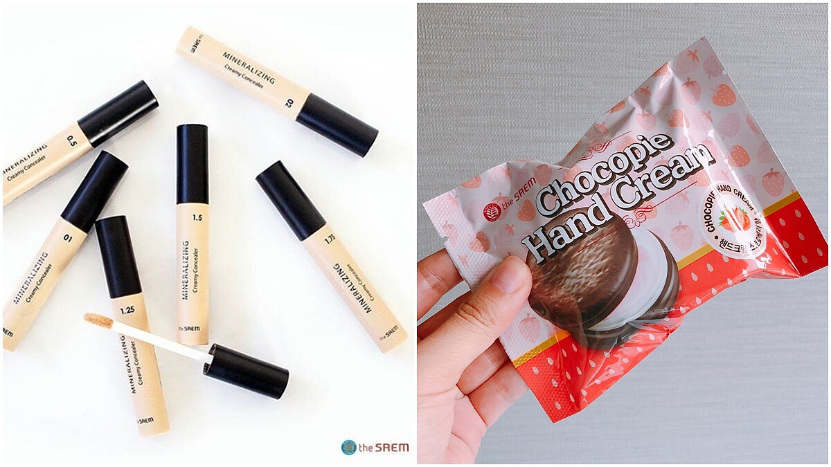 韓國開架彩妝the SAEM悄悄登台,最熱賣的遮瑕、巧克力派護手霜、皮革唇膏通通買得到