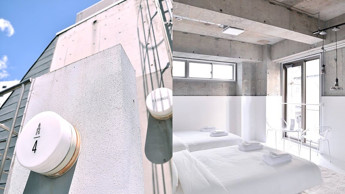 極簡風、全白色系的期間限定藝廊旅店！到東京一定要入住這間