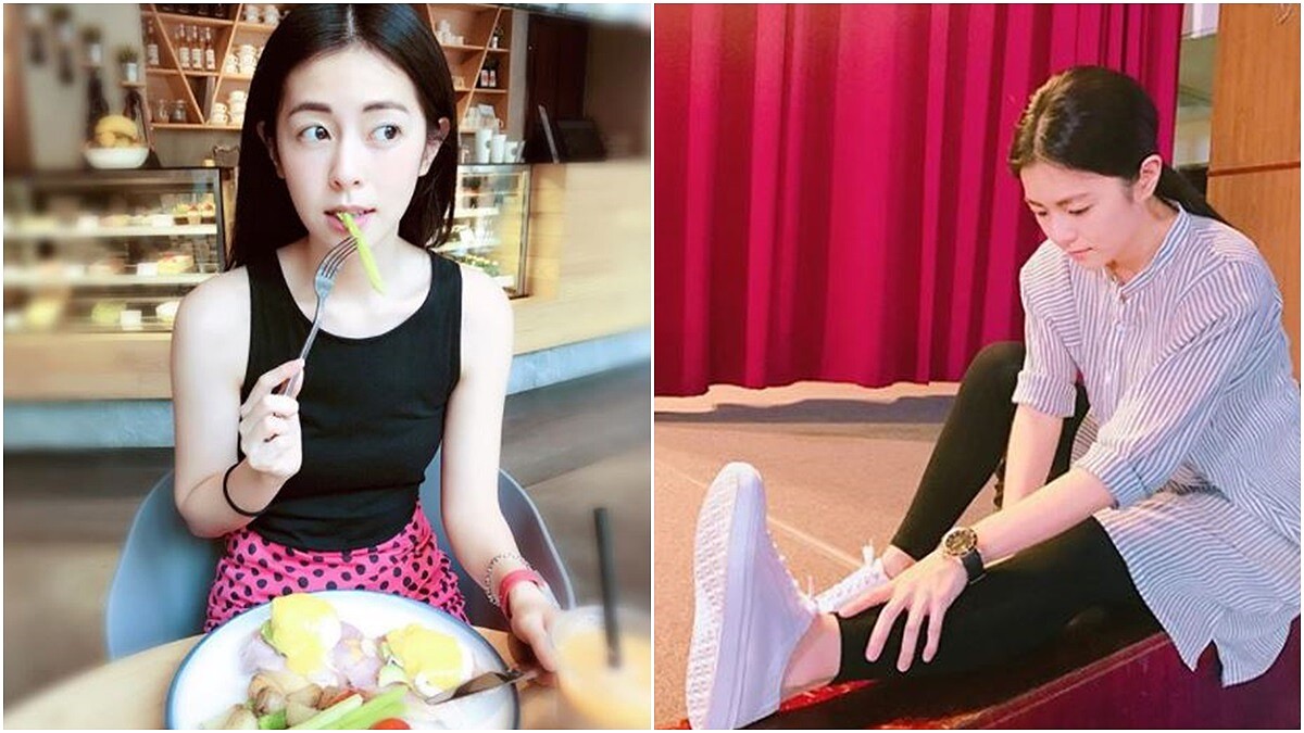 任容萱：「我覺得我最近在跟運動談戀愛！除了心情變好很滿足外，偶爾情緒被釋放也會跟著大哭。」