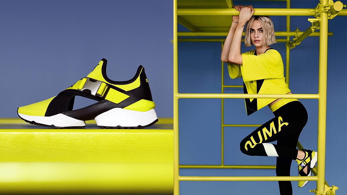 金屬扣帶、鏤空設計超吸睛！卡拉詮釋PUMA最新款帥鞋，辣度再升級