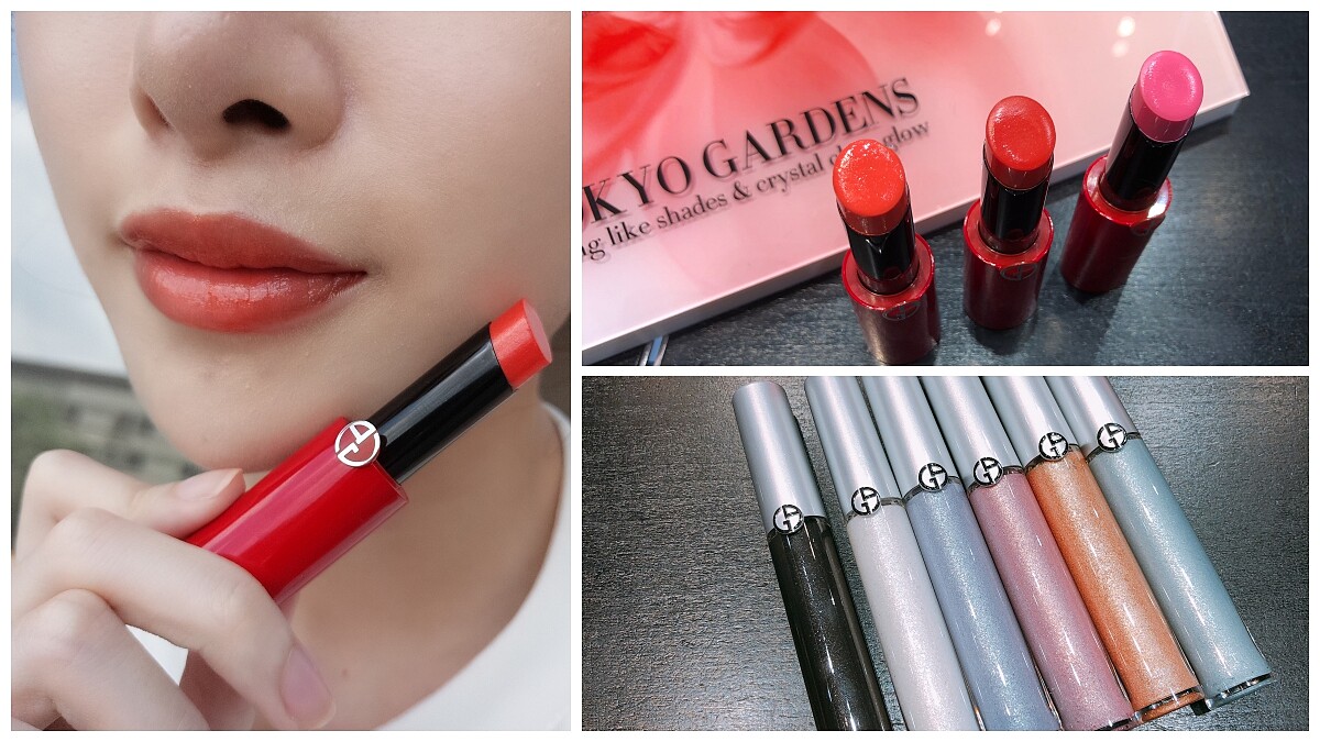 Giorgio Armani再推夢幻粉漾光彩妝！讓東京花園盛開的櫻花變成粉色眼影蜜，還有橙花珊瑚色緞光水唇膏