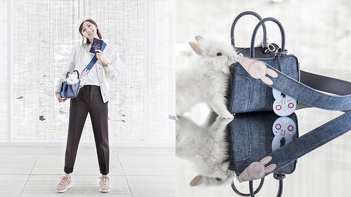 多了小兔子的Sella Bag變俏皮了！劉詩詩親自參與設計的第一個TOD’S包款曝光