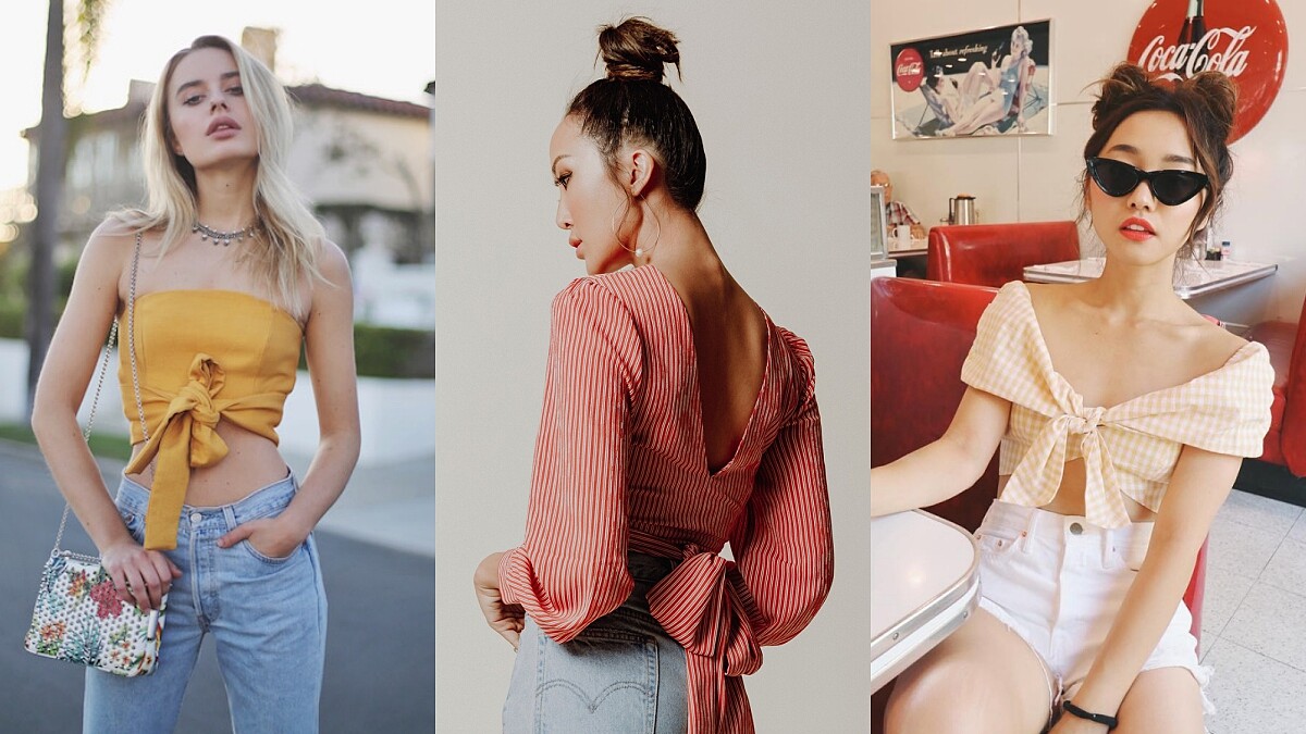 今夏用必備的時髦單品-綁帶衣,綁出你的夏日度假風情!