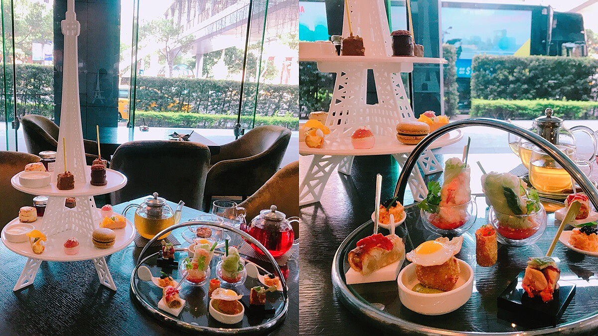 帝王蟹佐薄餅、越式蝦肉春捲、蜜桃伯爵起士蛋糕...都太值得吃！寒舍艾美夏日午茶打造多款異國鹹食甜點