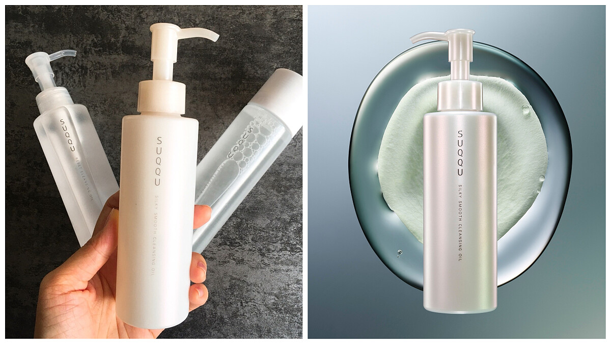 卸完妝保持水嫩花瓣肌！SUQQU煥顏柔潤潔膚油 滿滿的花漾香氣和菁華