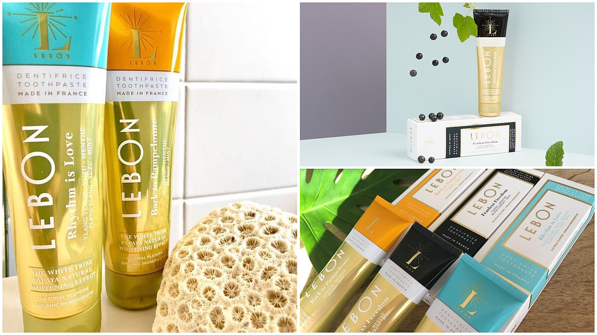 刷出黑醋栗、芒果與柚子清香！法國夢幻文青牙膏LEBON 全新推出3款美白系列