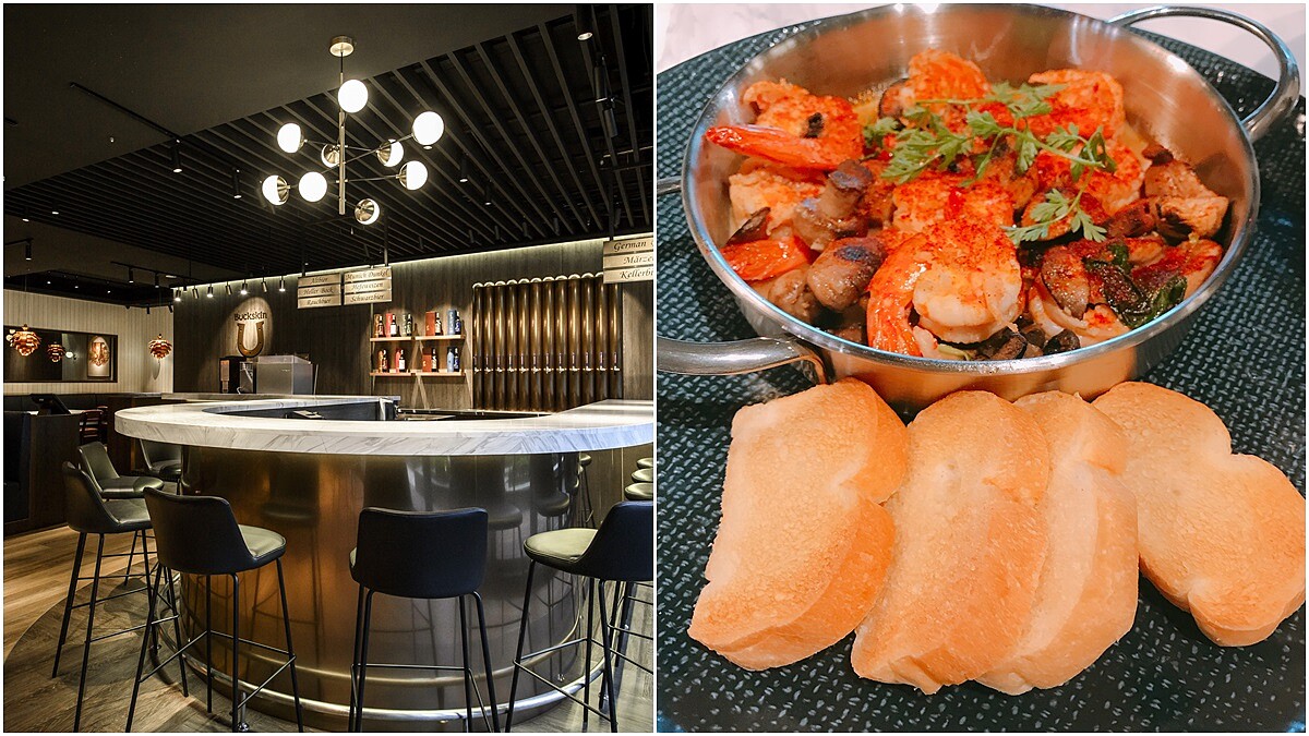 連搭酒的餐點都好吃到不行！一整個金碧輝煌金車集團打造全台首間「BUCKSKIN BEERHOUSE 柏克金啤酒餐廳」