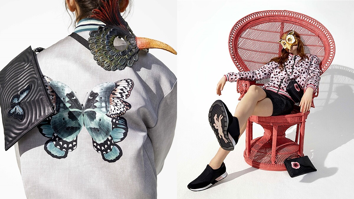 個性派女孩注意！Longchamp秋季系列以古典刺青為靈感，從服裝到配件都充滿魅惑氛圍