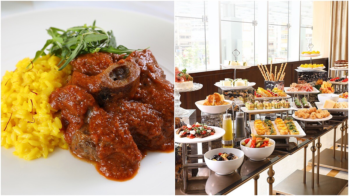 再道地不過的義式火腿蔬菜烘蛋、米蘭紅花燉飯佐燉牛膝…經典菜餚5選1！米蘭百年餐廳COVA推出經典早午餐