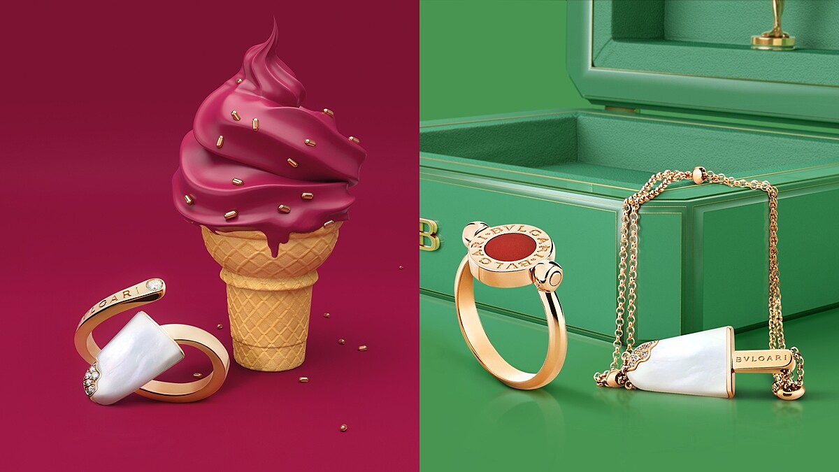 雪糕造型、可翻轉寶石、混搭穿戴…BVLGARI BVLGARI全新珠寶系列時髦上市！