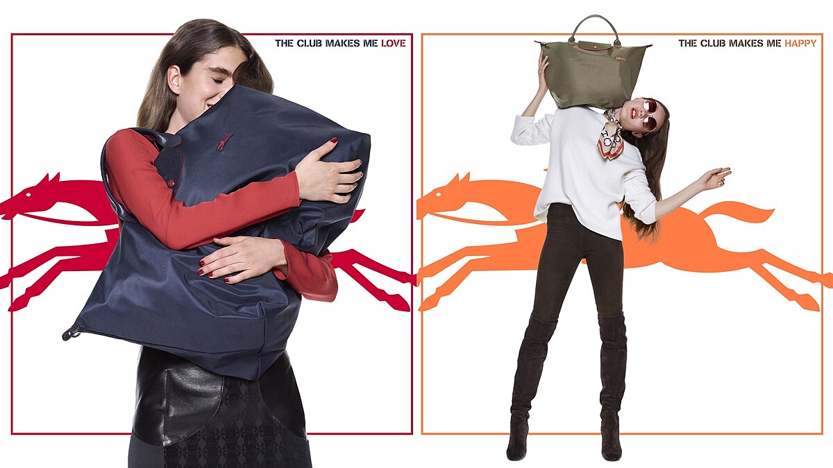 多了刺繡標誌更添俏皮學院風！Longchamp全新推出的Le Pliage Club系列包款