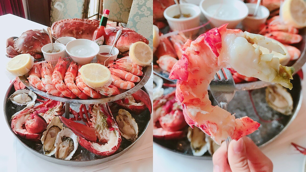 海外直送波士頓活龍蝦、滿出來的霸王蟹膏、高級海鮮塔！Lawry’s打造CP值超高海陸大拼盤