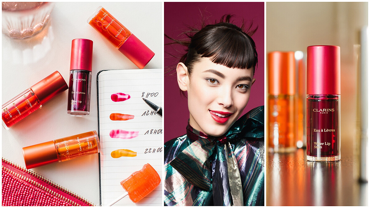 喝咖啡杯緣不留唇印、持久不掉色!克蘭詩超生火新品「親親水唇彩系列」維持一整天唇妝好氣色