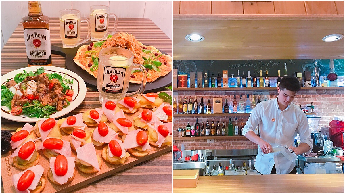 上南崁必吃的超獨門義式料理！充滿濃濃異國風情「The Fat Yak胖犛牛異國料理西餐」的賽巴斯丁軟殼蟹披薩、老闆招牌起司水果拼盤果真名不虛傳