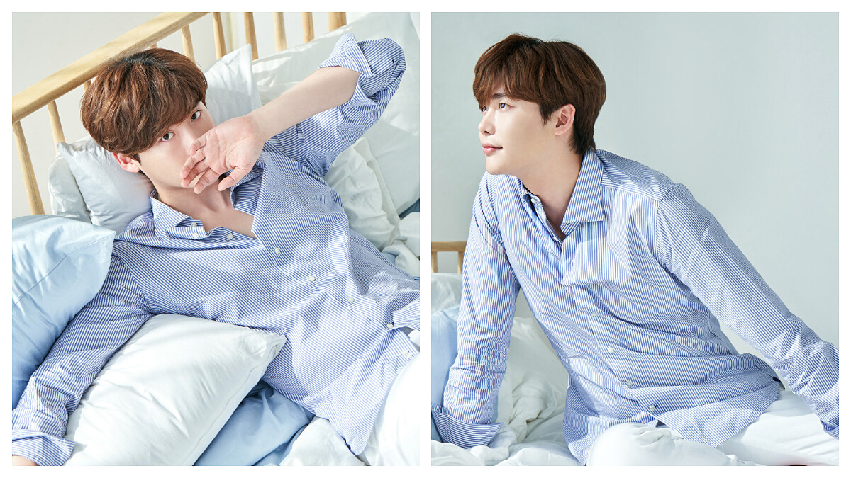 鍾碩歐巴最新形象影片出爐！躺在陽光灑下的藍白床上 手比愛心甜笑模樣迷死人了！