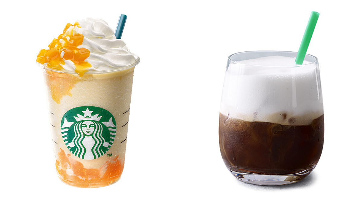 低卡路里「雲朵冰搖濃縮咖啡」新登場！星巴克同步推「哈密瓜白巧克力星冰樂」，7/11正式開賣