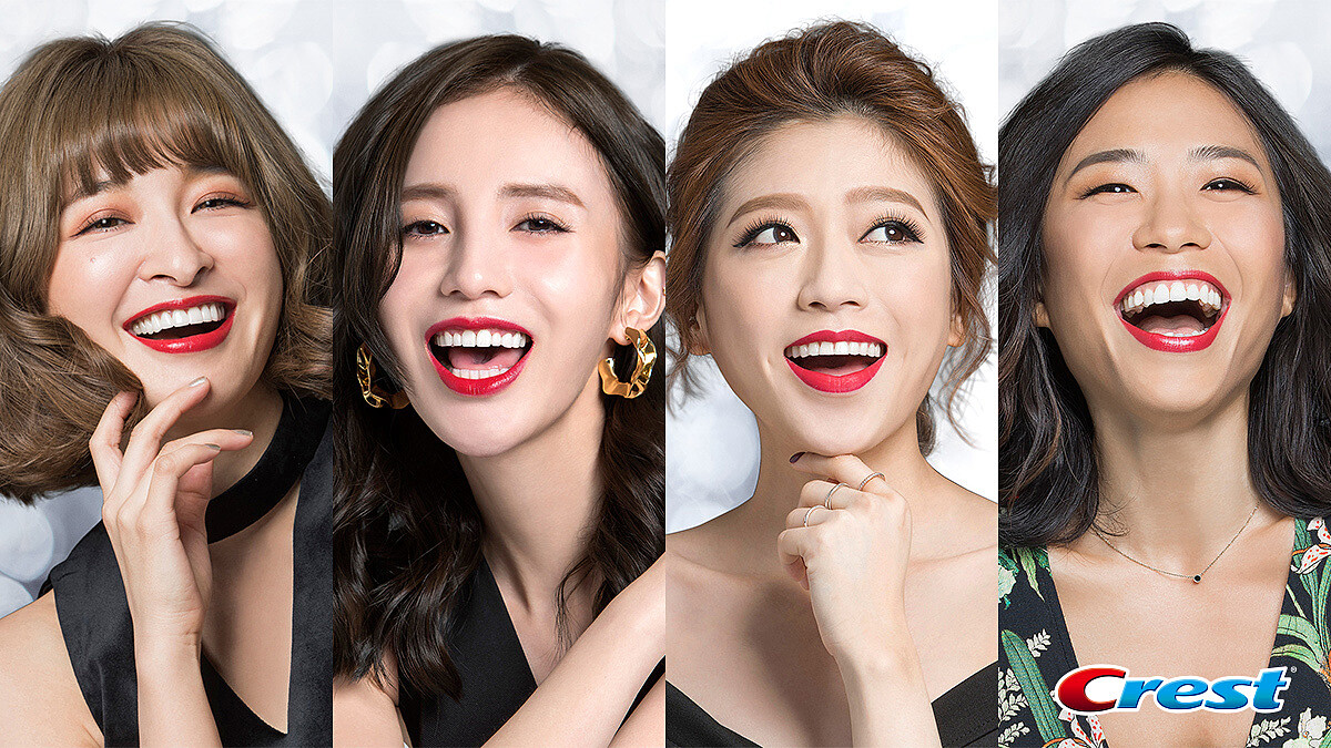 全美時尚圈追捧的Crest美齒神器正式登台 拯救NG小黃牙 展現鑽白紅唇時尚零尷尬
