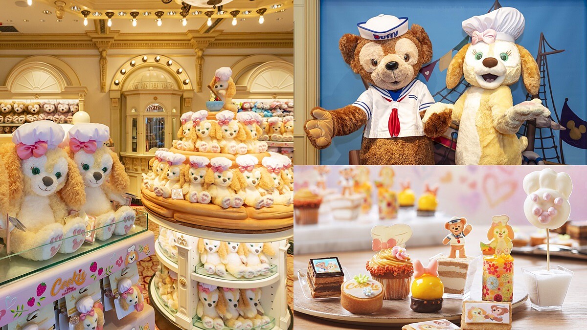 Duffy新好友Cookie玩偶旋轉塔、一整排黃色小物好療癒!香港迪士尼樂園必買Cookie廚師小狗系列逛店