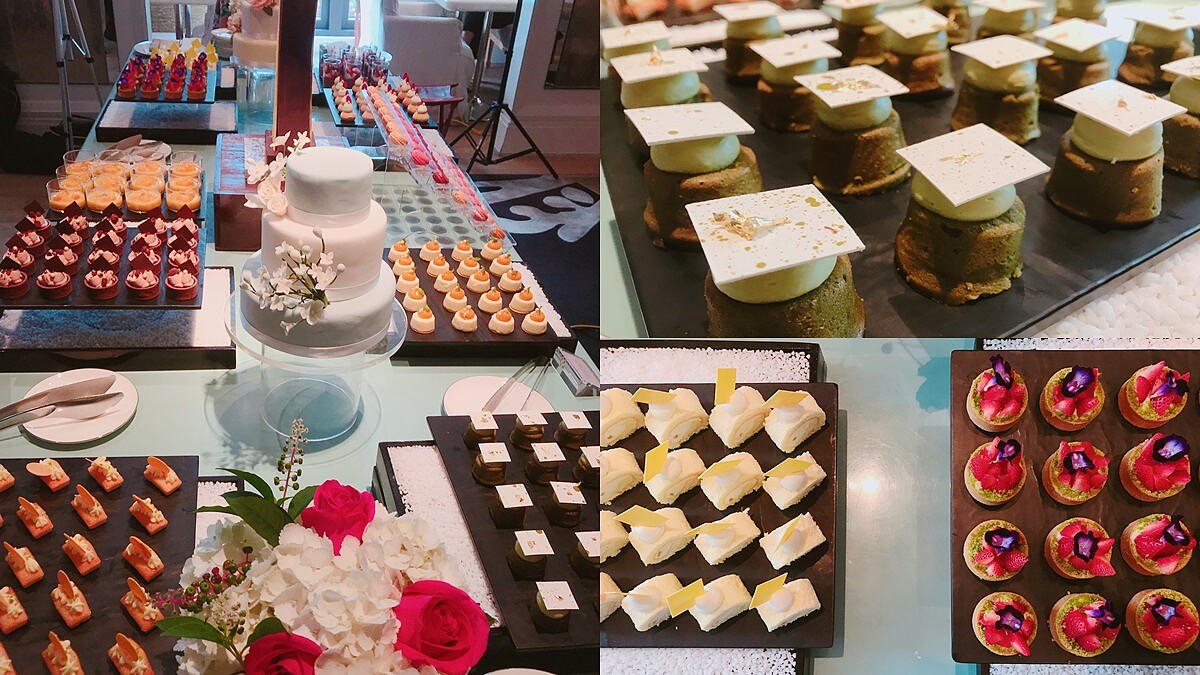 一整排的繽紛甜點自助吧讓你吃到飽！文華東方酒店文華Café推出週末限定下午茶