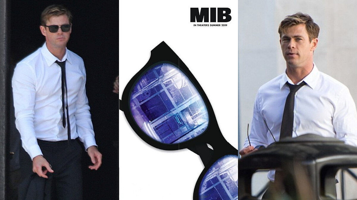 白襯衫、墨鏡根本帥度破表！雷神克里斯漢斯沃攜手最強老爸連恩尼遜主演《MIB星際戰警：跨國行動》