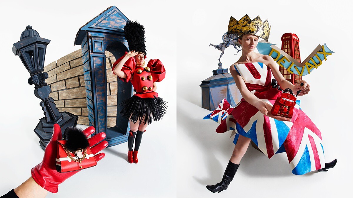 倫敦限定！Delvaux全新袖珍系列把電話線提把、士兵頭飾、英國國旗全部變成包包了