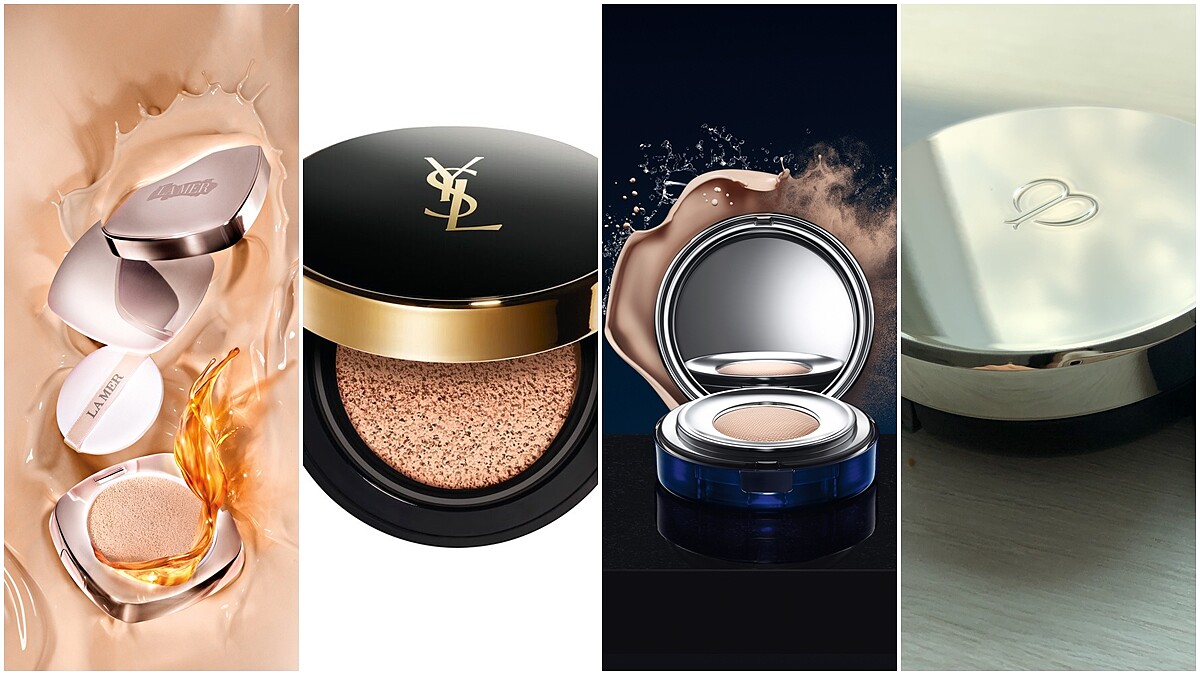 氣墊粉餅越出越頂級！肌膚之鑰、YSL、la prairie、海洋拉娜、嬌蘭通通來參戰(香奈兒即將加入)