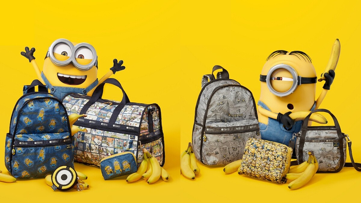 LeSportsac將小小兵從螢幕裡請出來，要跟大家一起High翻整個盛夏啦！