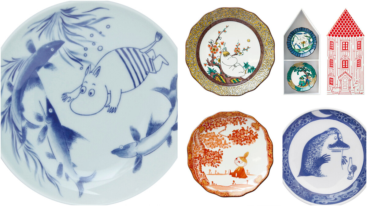 日本海外獨家網路授權 嚕嚕米 MOOMIN x amabro 限定和食器 瑪黑家居正式開賣