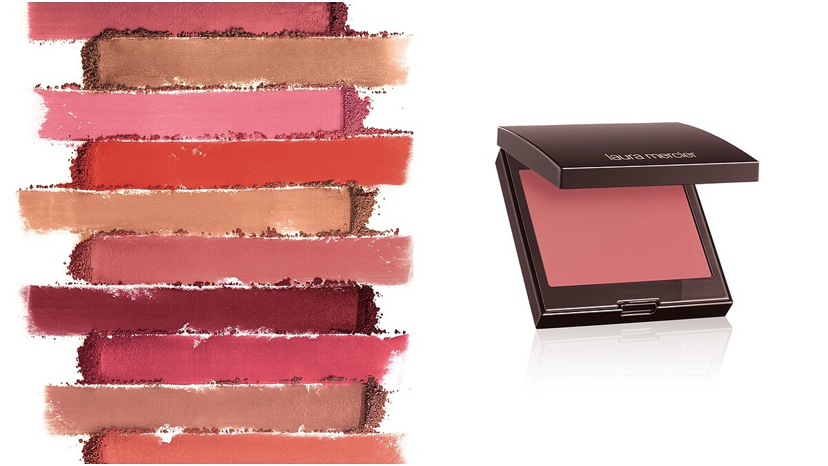 腮紅就像微刺青般顯色零粉感！laura mercier精心設計粉霧、光澤2種質地的全新「輕肌漂染頰彩」上市了