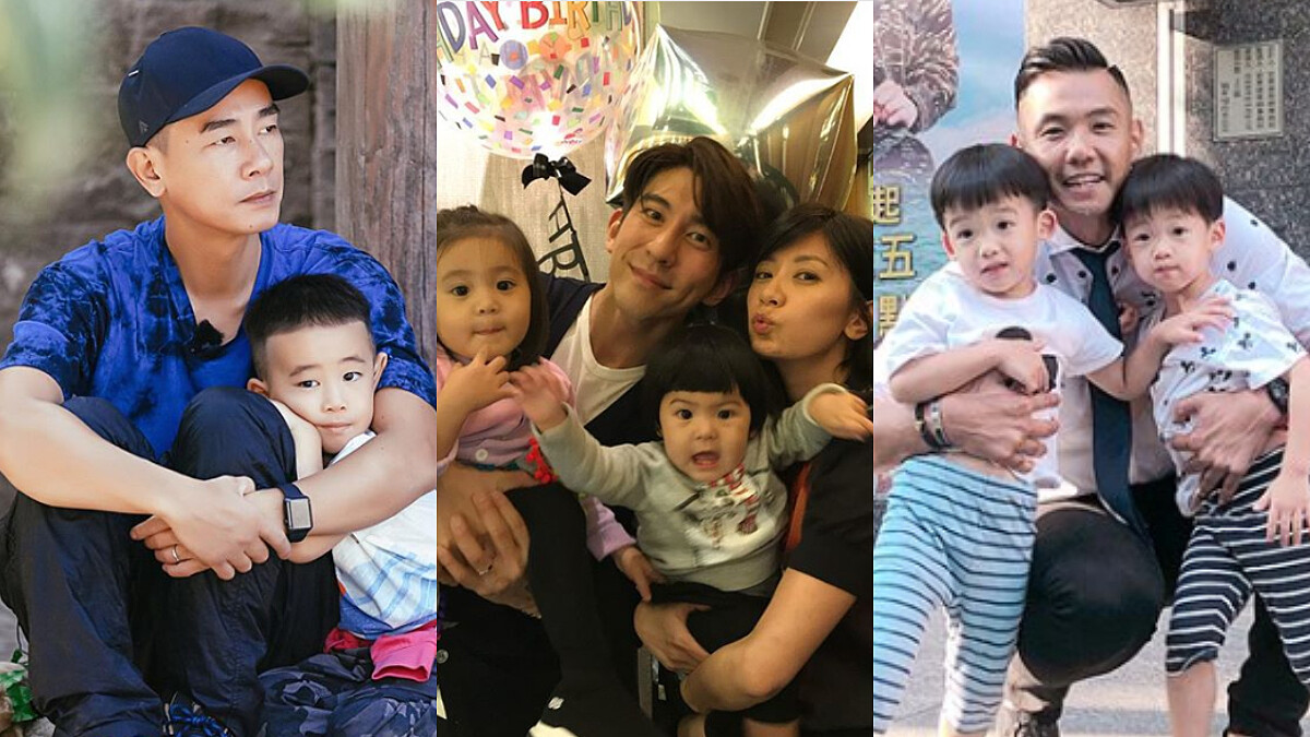  演藝圈帥爸與他們的人氣萌娃，祝福全天下的爸爸們父親節快樂~