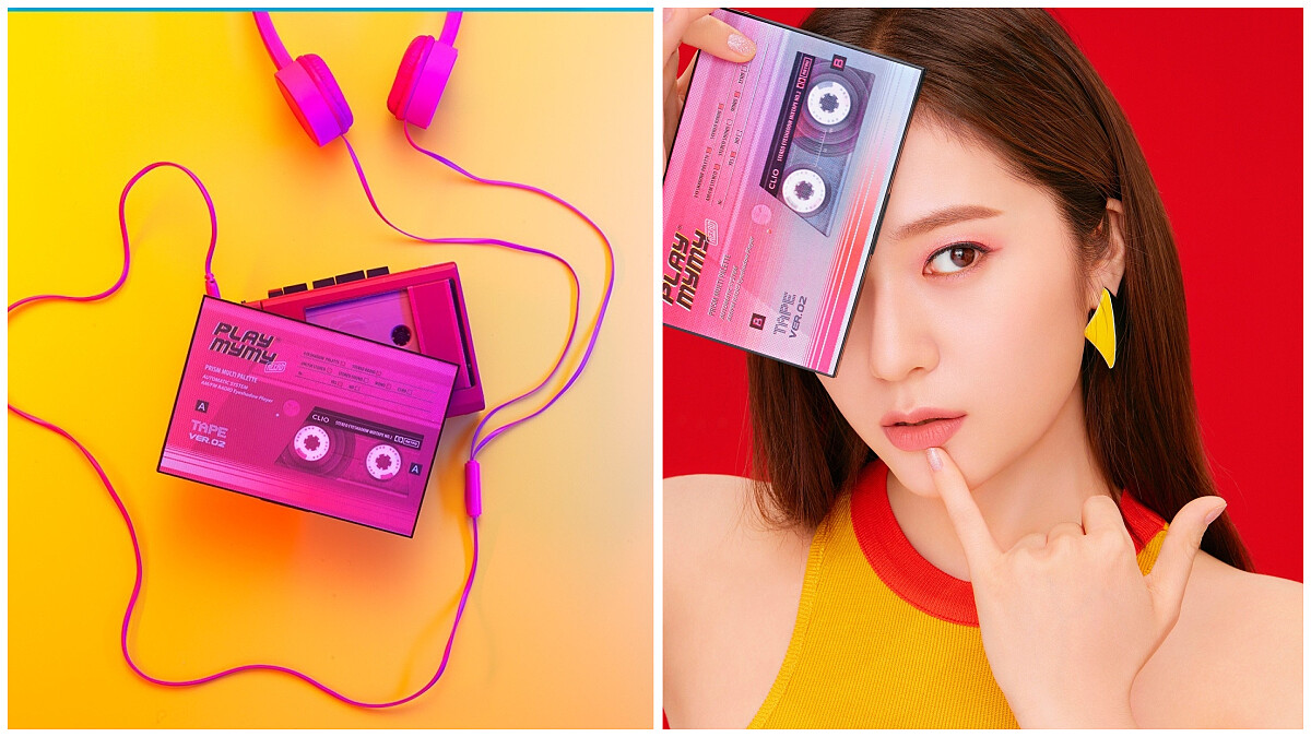 「外表是錄音帶造型，打開來竟然是14色眼影盤」CLIO來台6週年，特製限量錄音機禮盒送鐵粉