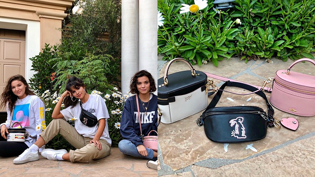 Selena Gomez第一次跨刀設計服裝！超萌兔兔躍上Coach聯名系列