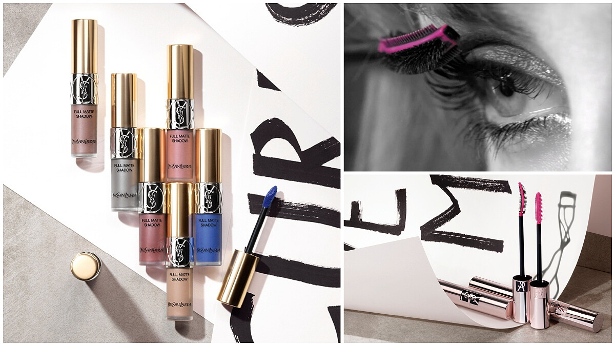 告別你的睫毛夾!YSL奢華款濃捲睫毛膏,捲翹濃密一次到位,結合特霧眼彩蜜,美出眼妝新高度