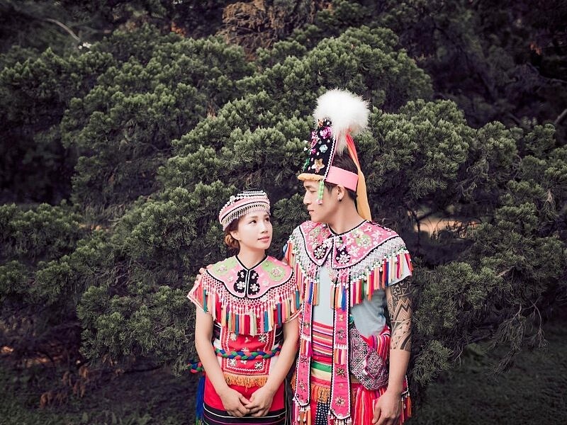 原住民服飾婚紗／圖片取自veryWed